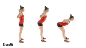 Навеждане напред с щанга на гърба (упражнението се казва „добро утро“) Навеждане напред с щанга на гърба (упражнението се казва „добро утро“) navezhdane napred shtanga dobro utro